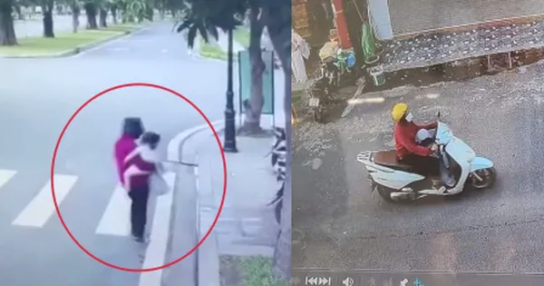 Vụ bắt cóc trẻ em ở Hà Nội: Xôn xao khoảnh khắc nữ giúp việc bế cháu bé lên  xe máy chở đi để đòi tiền chuộc 1,5 tỉ đồng | HomeVN